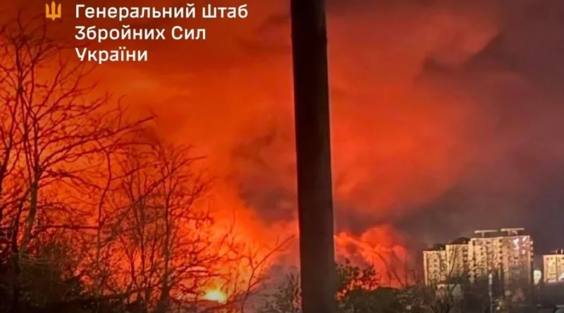 У Генштабі заявили про ураження НПЗ “Туапсинский”, засоби ППО та пункти зосередження противника